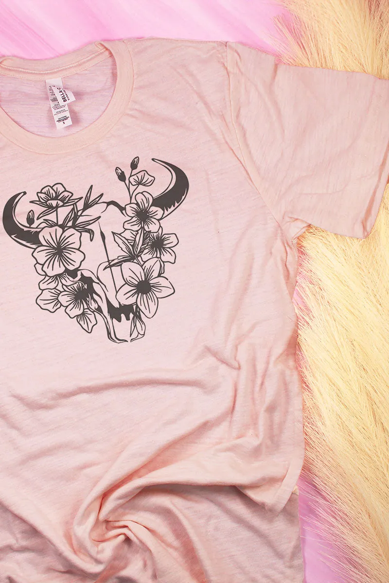 Blossom Steer Short Sleeve Tee