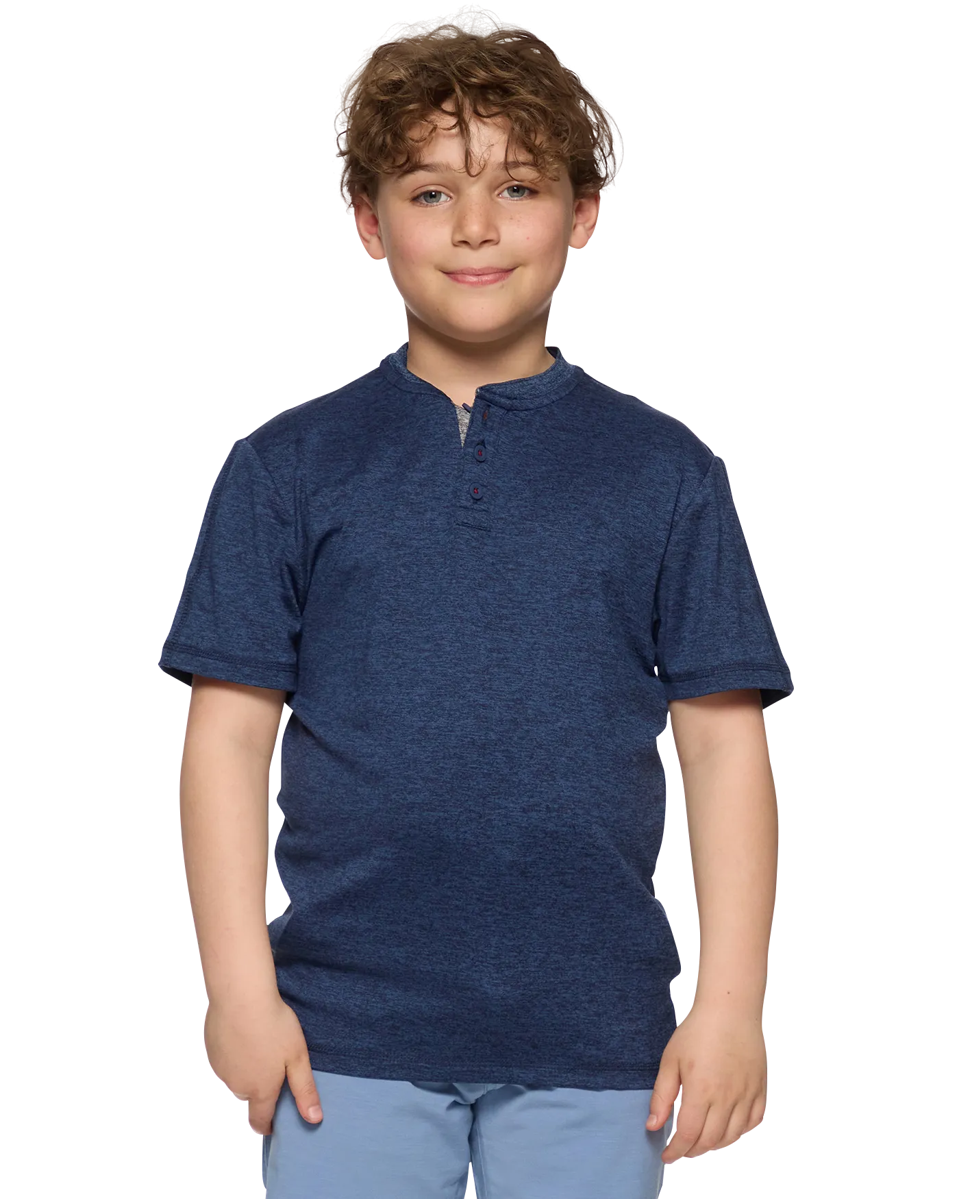 BOYS ALL-DAY STRETCH HENLEY