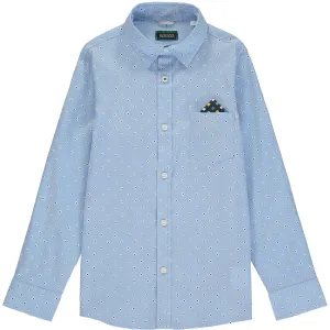 Boys Blue Polycotton Shirt