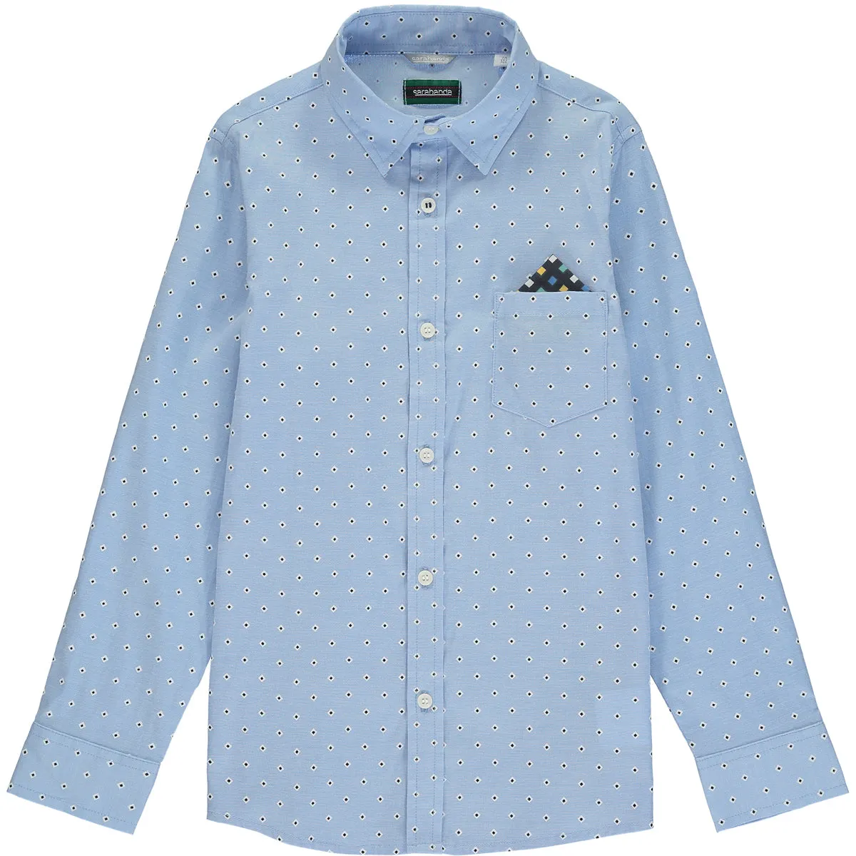 Boys Blue Polycotton Shirt