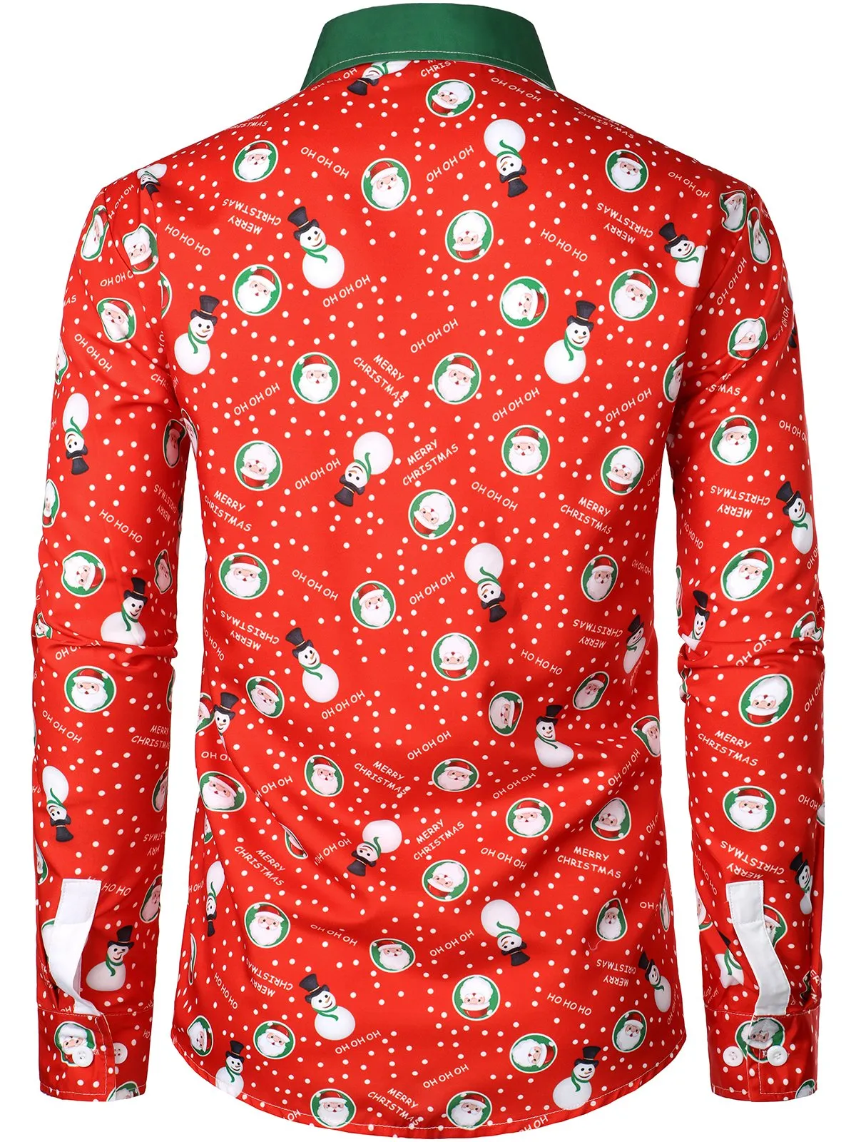 Bundle Of 2 | Men's Thanksgiving Christmas Turkey Pumpkin Snowman Santa Funny Long Sleeve Shirts