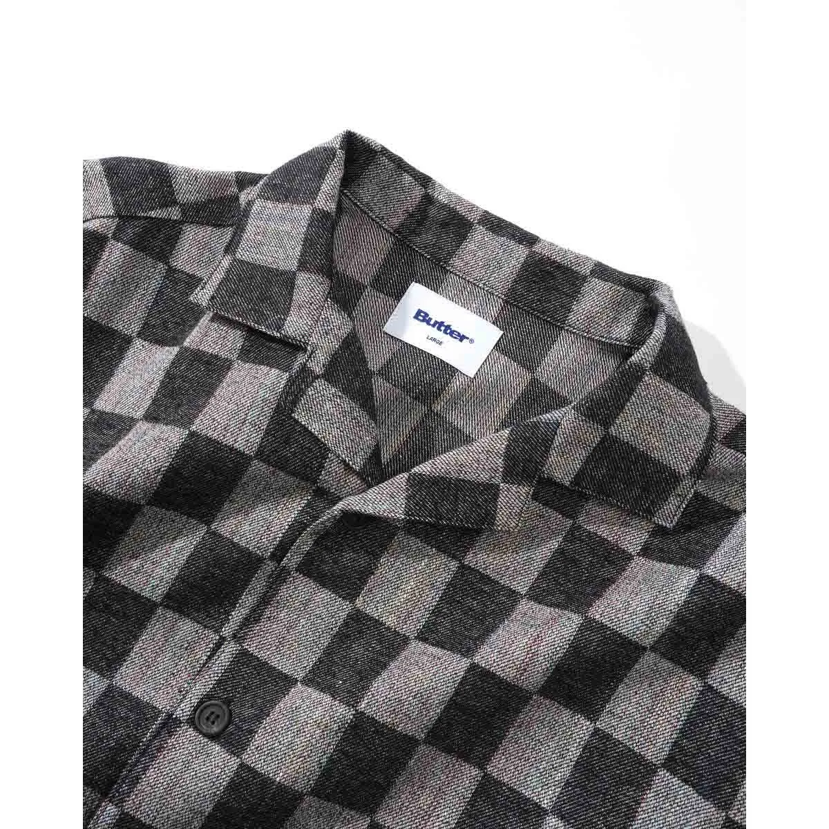 Butter Goods - Checker Vacation Shirt Black