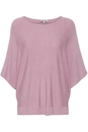 b.young Pimba Short Sleeve pink top