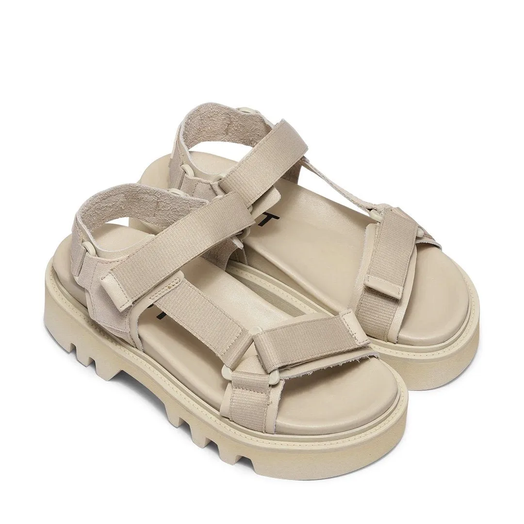 Candy Beige Chunky Sandals