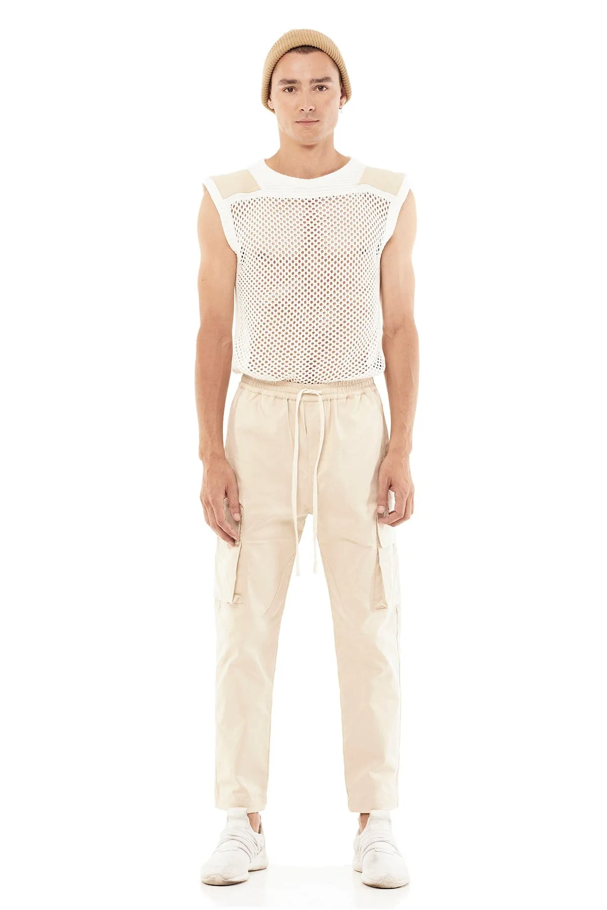 CARGO CLIMBING PANTS IN BONE