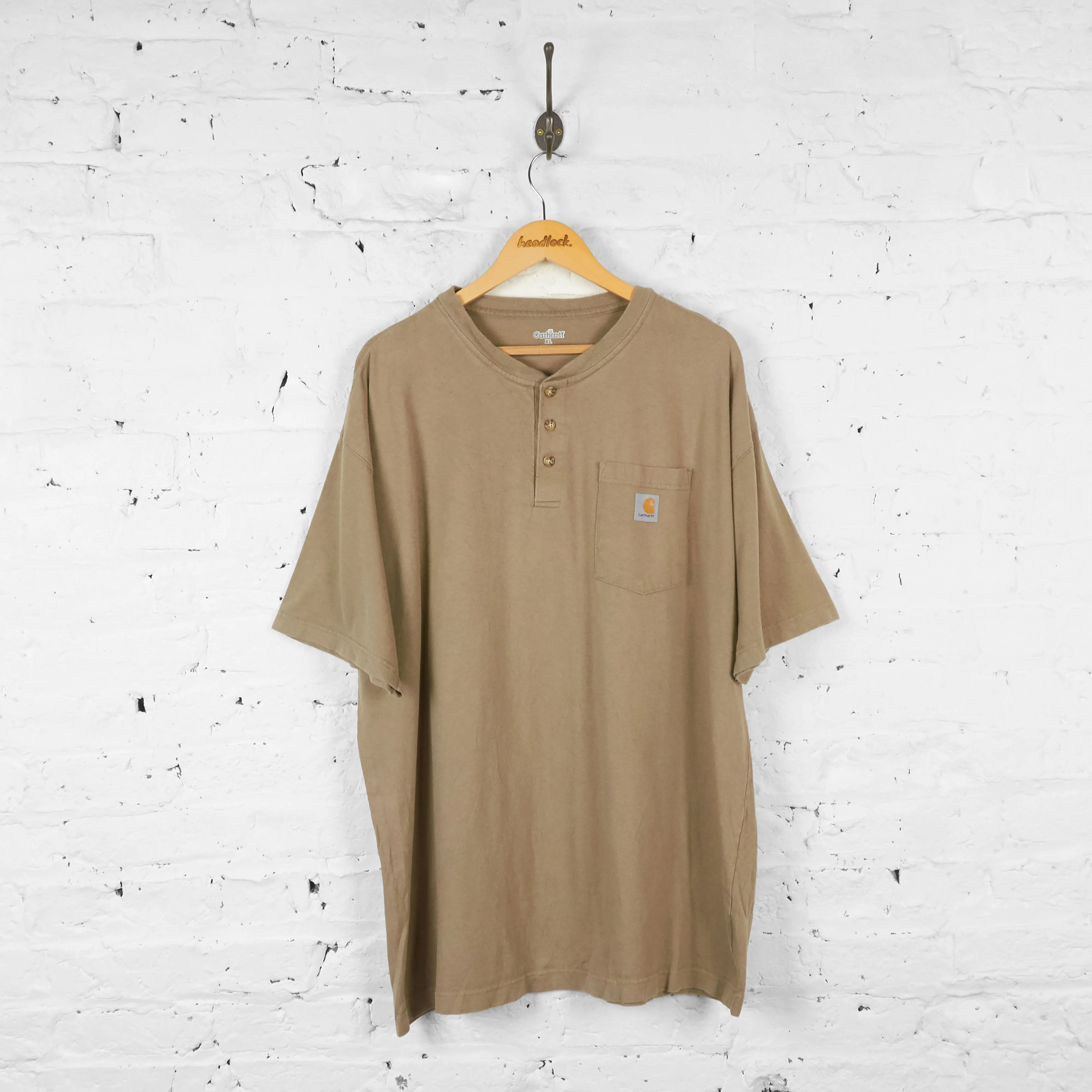 Carhartt Pocket T Shirt - Beige - XL