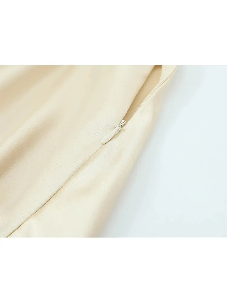 Chic White Summer Midi Dress - Vintage A-Line Style