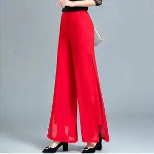 Chiffon Culottes Skirt Pant