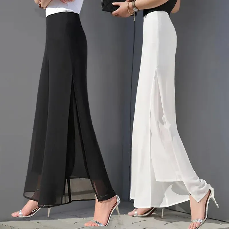 Chiffon Culottes Skirt Pant