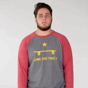 Come and Take It Skateboard 3/4 Tee