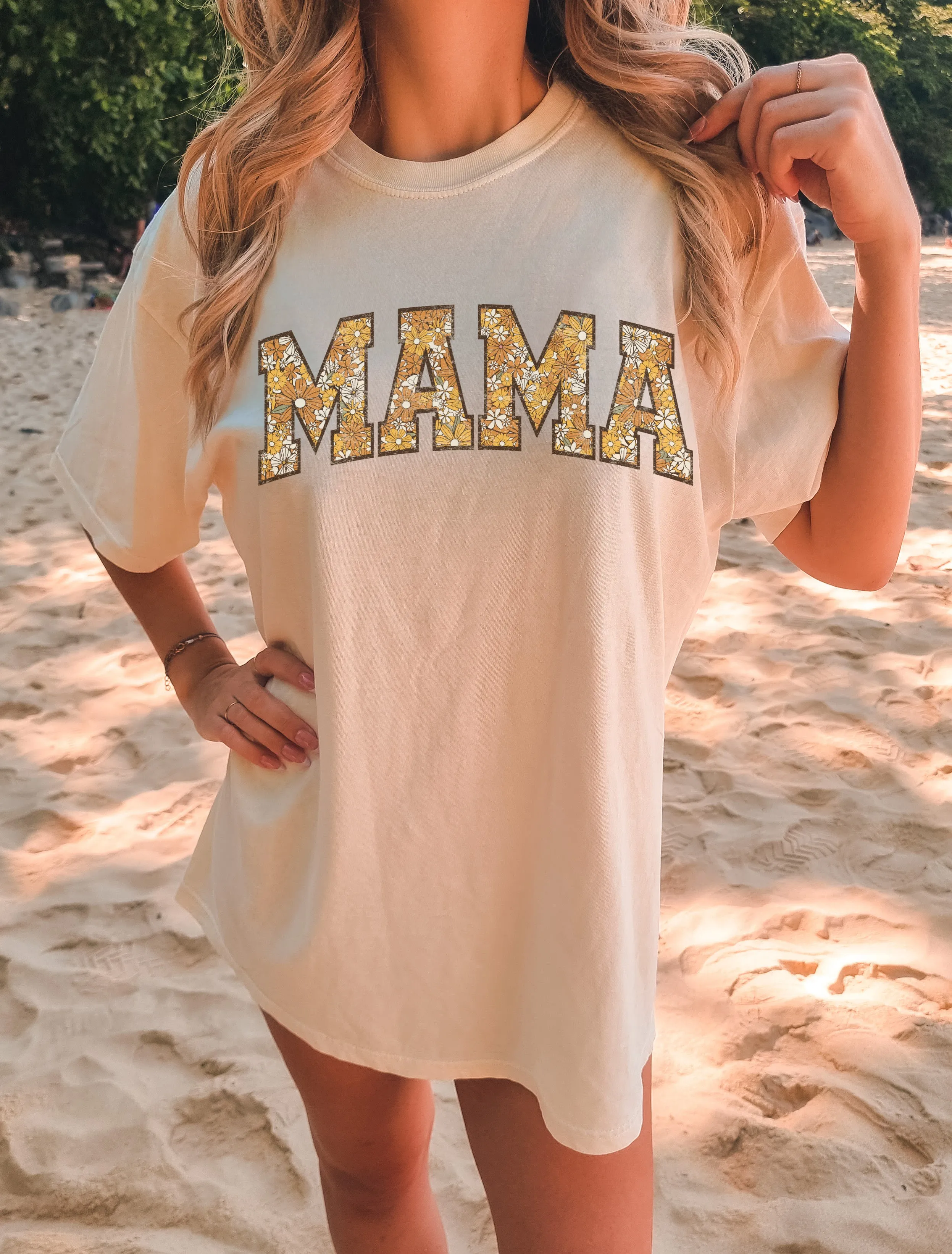 Comfort Colors Leopard Mama Tee/ Super Cute Mama Shirt/ Gifts for Her/ Beach Cover Up