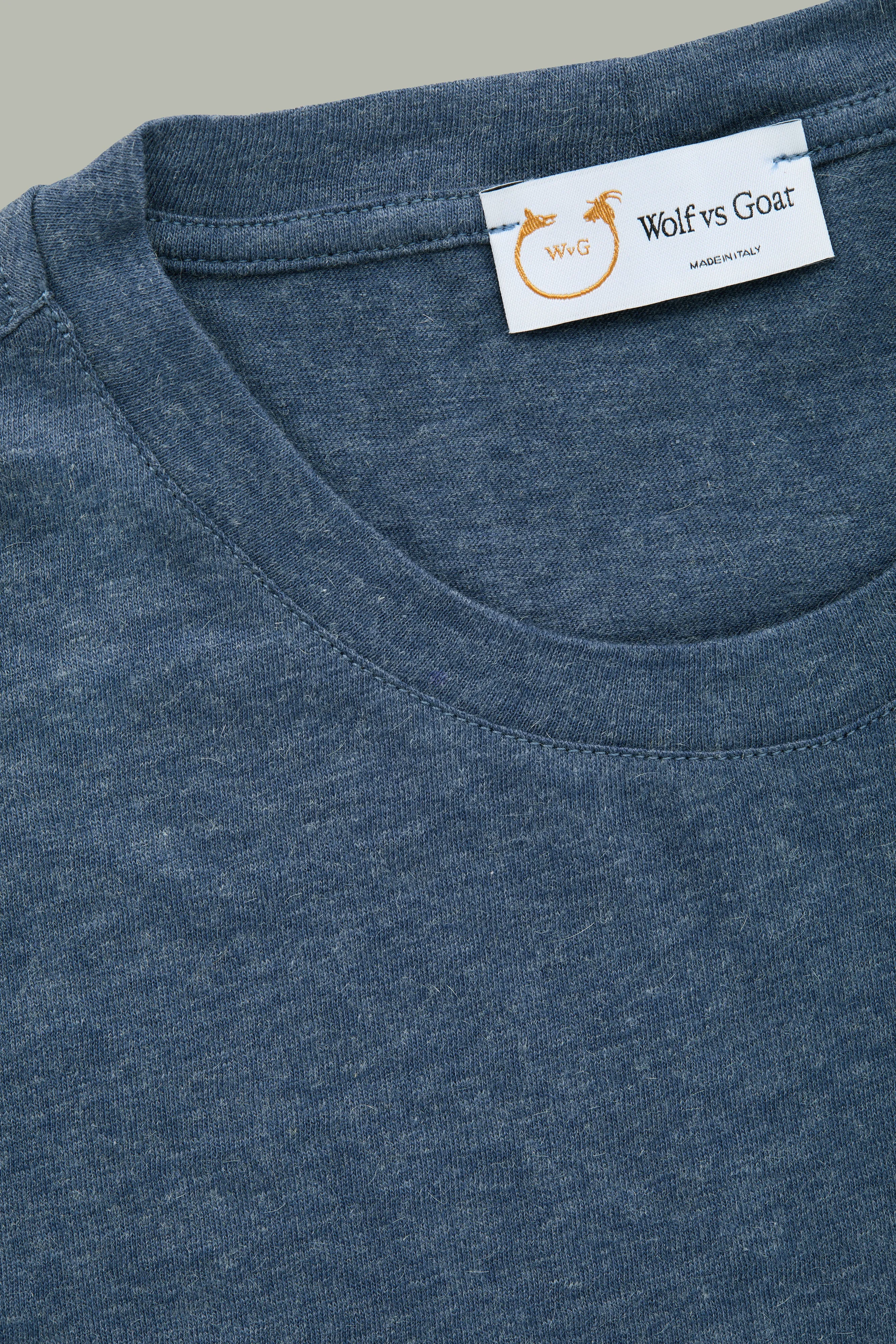 Cotton Cashmere Short Sleeve Crew Neck Tee Cosmo