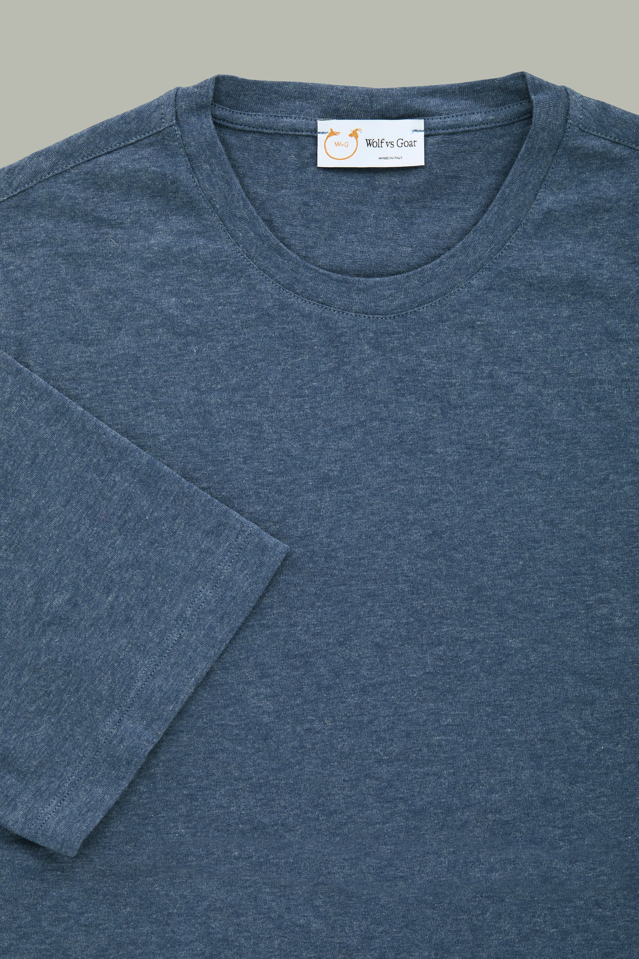 Cotton Cashmere Short Sleeve Crew Neck Tee Cosmo
