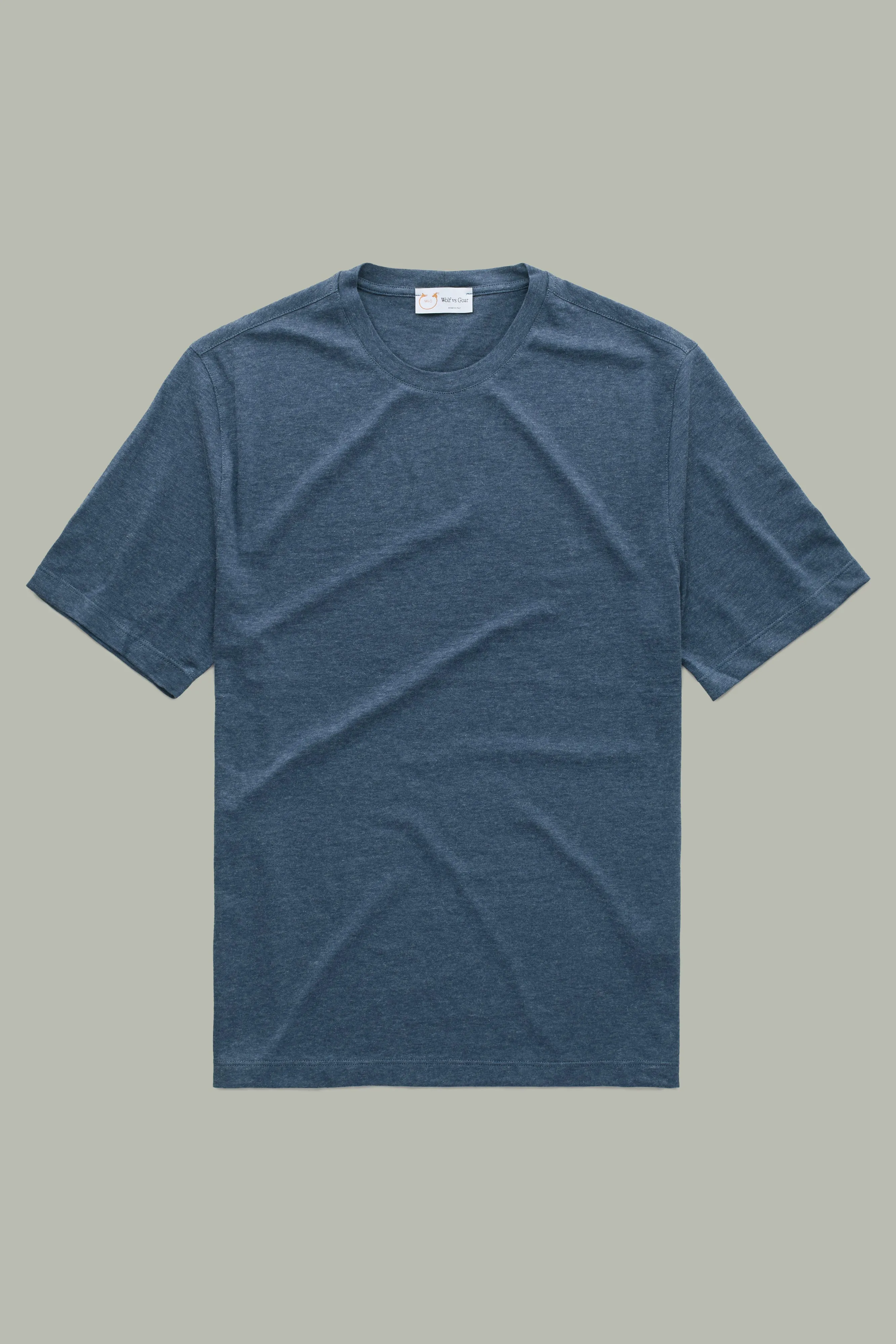 Cotton Cashmere Short Sleeve Crew Neck Tee Cosmo