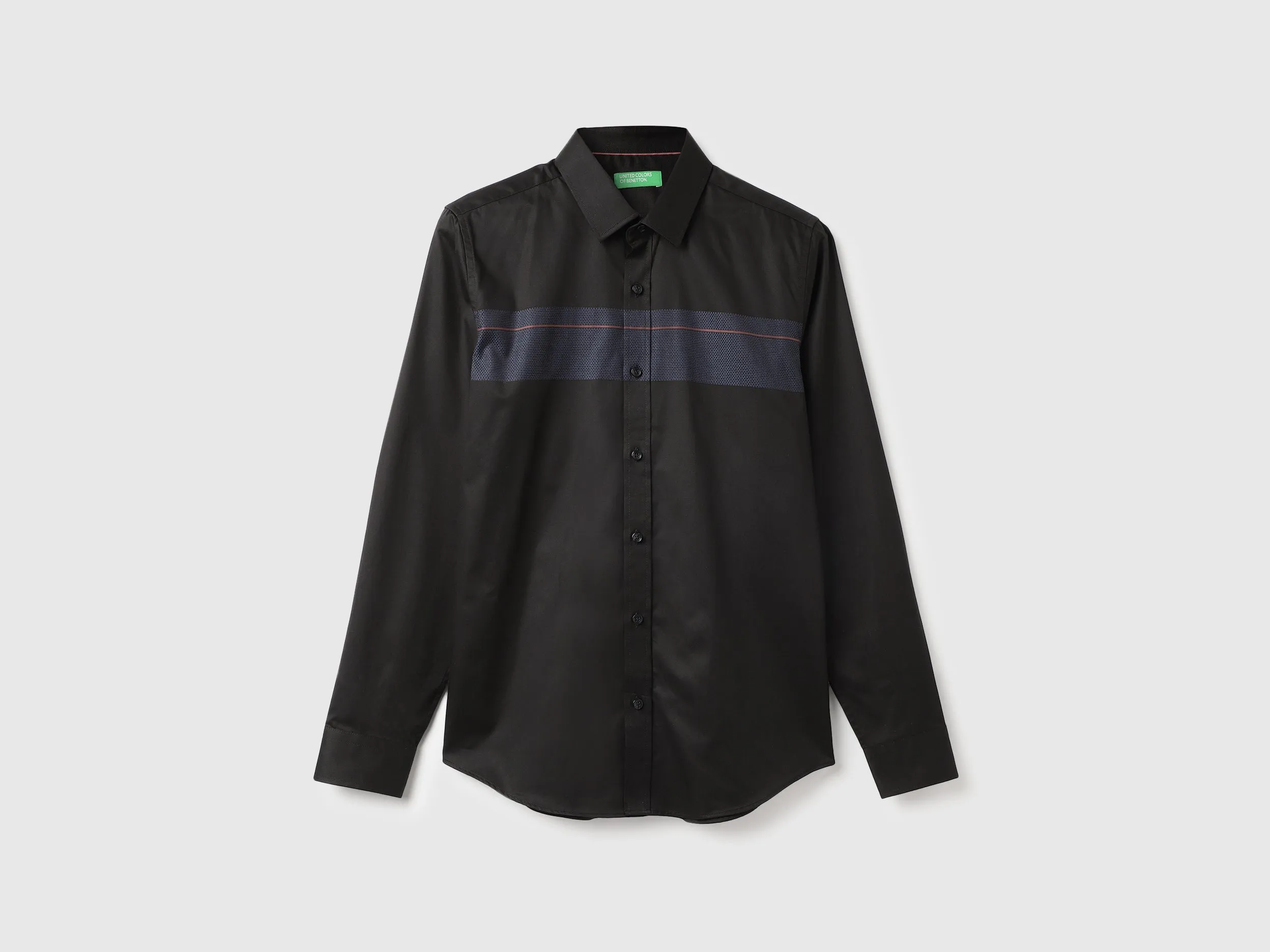 Cotton Striped Spread Collar Mens Shirts