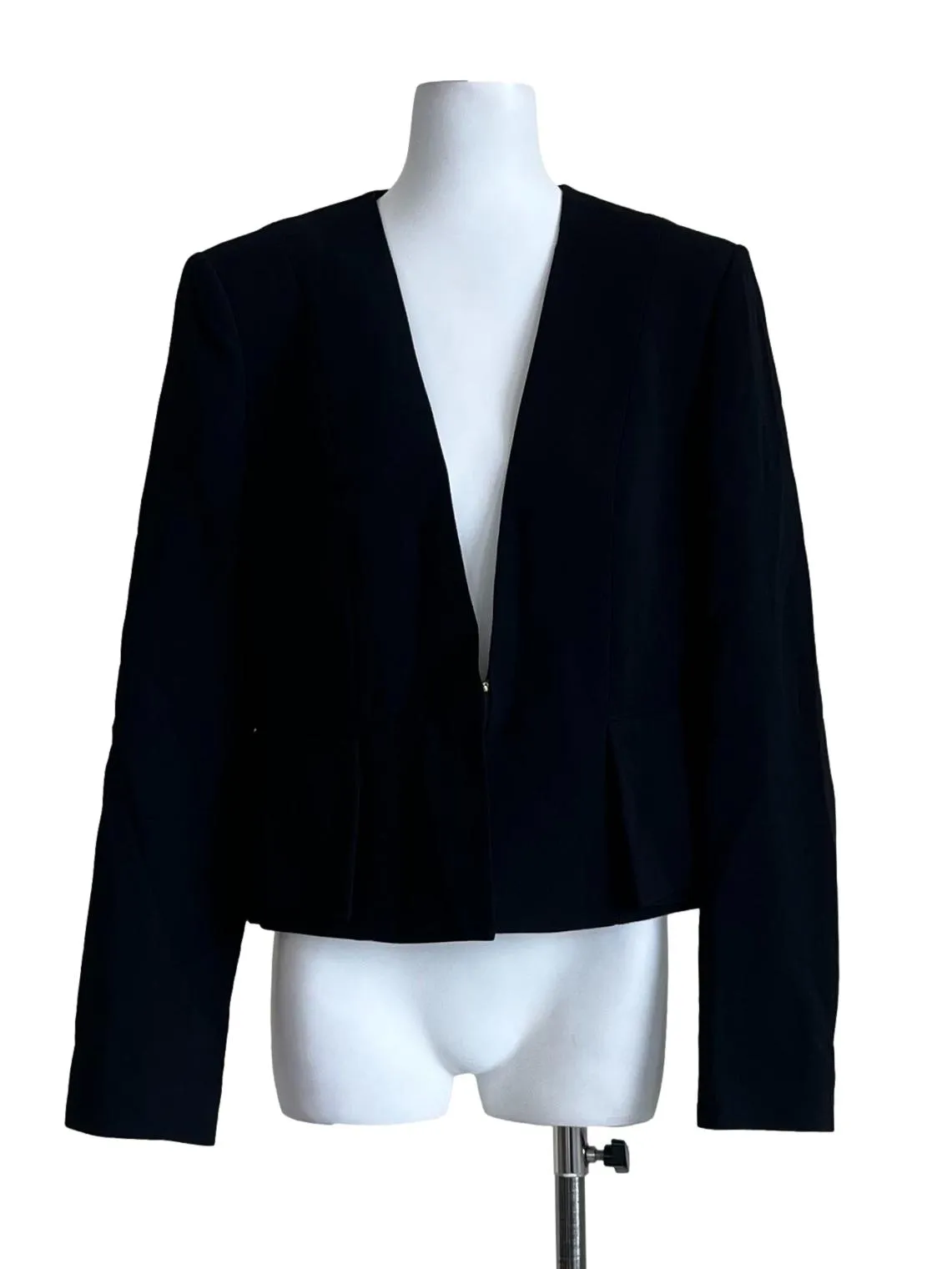Cream High Waist Straight Cut Pants