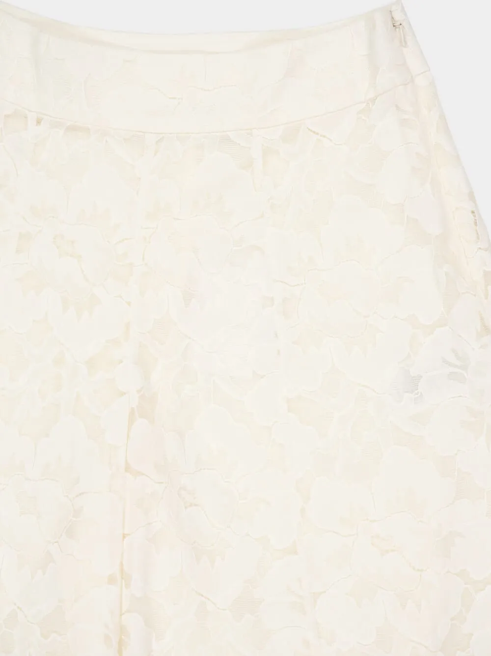 Cream Illuminate Lace Culottes