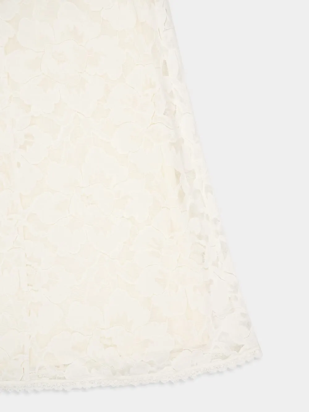 Cream Illuminate Lace Culottes