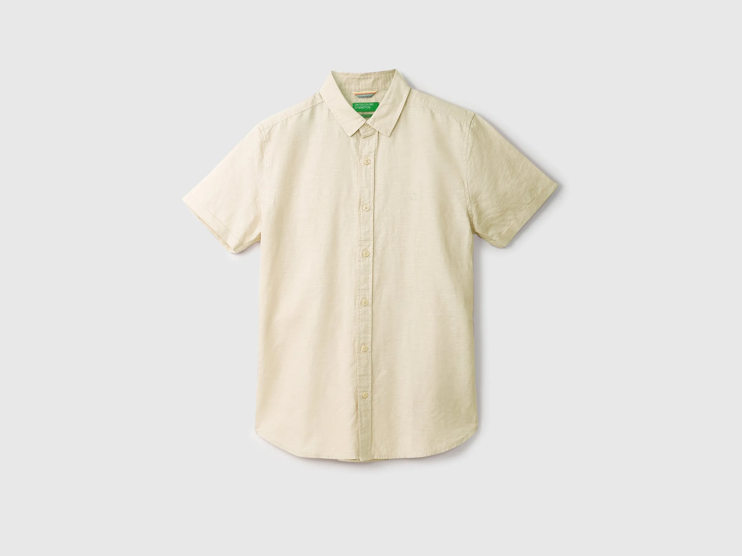 Cream Linen Shirt