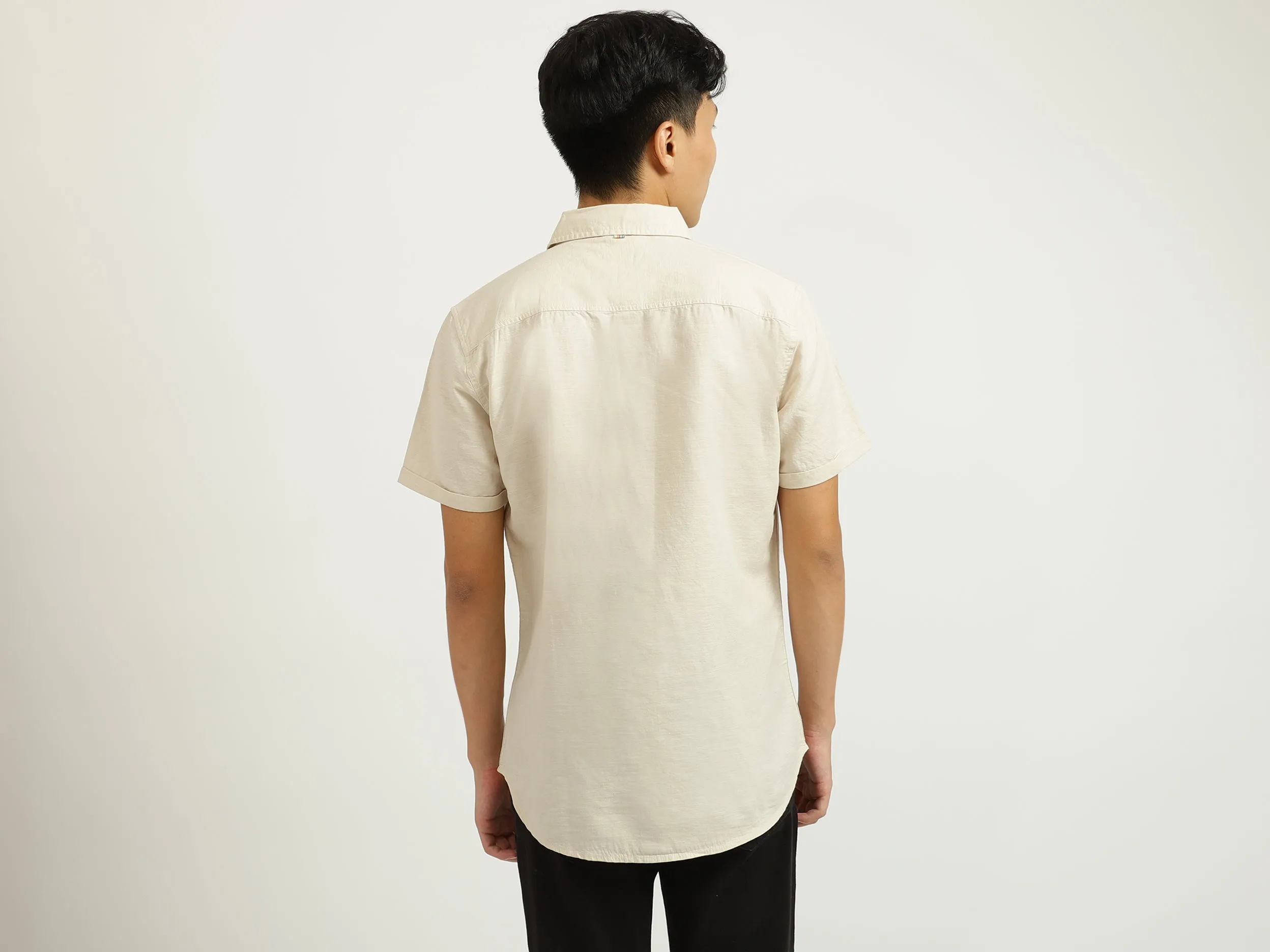 Cream Linen Shirt