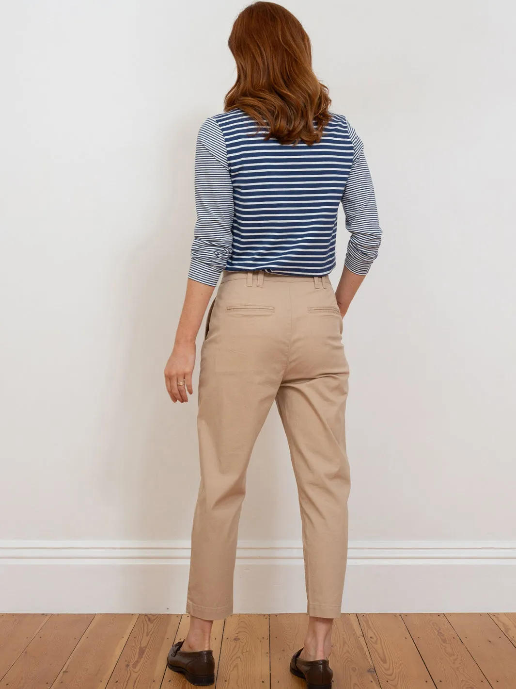 Crichel cropped twill chinos