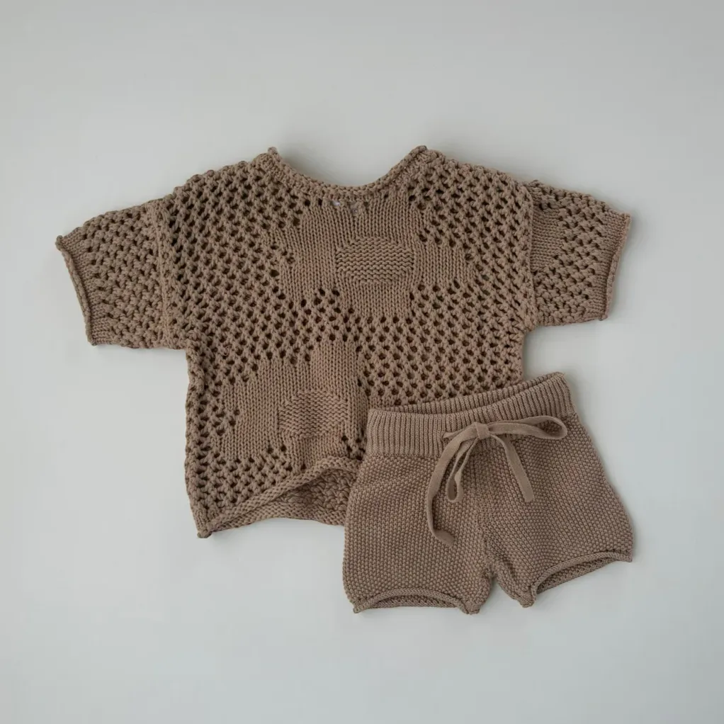 Crochet Shorts - Cedar