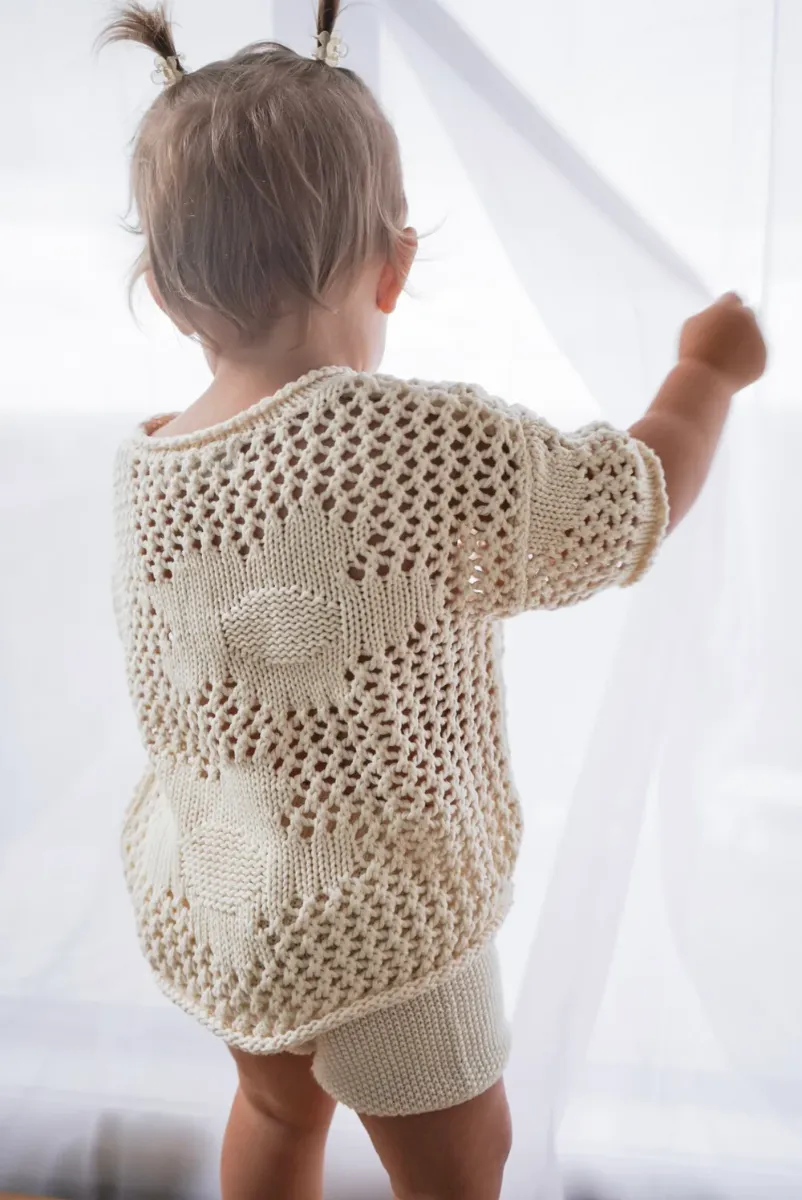 Crochet Shorts - Natural