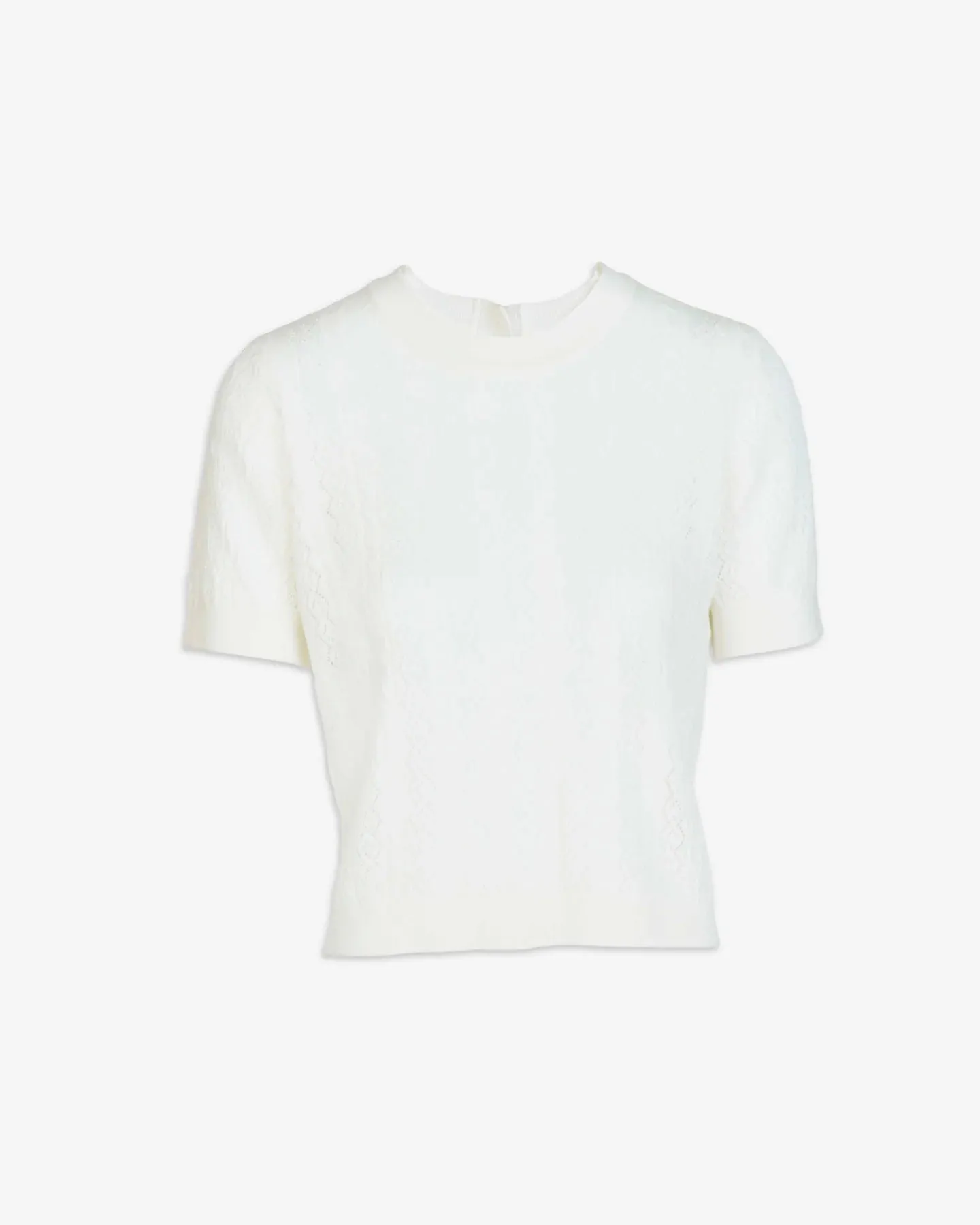 Diane Knit Top in Cream