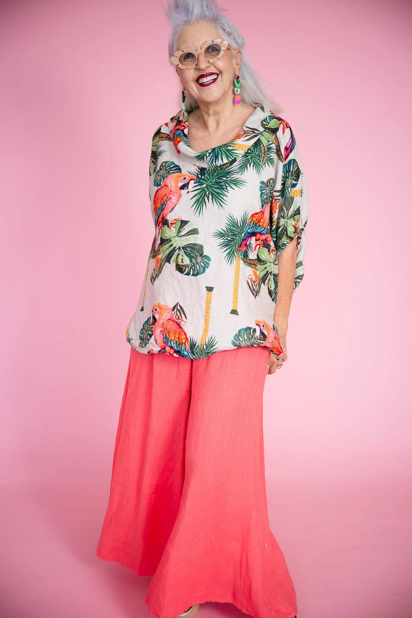 Donna Donna Coral Culottes