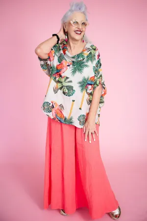 Donna Donna Coral Culottes