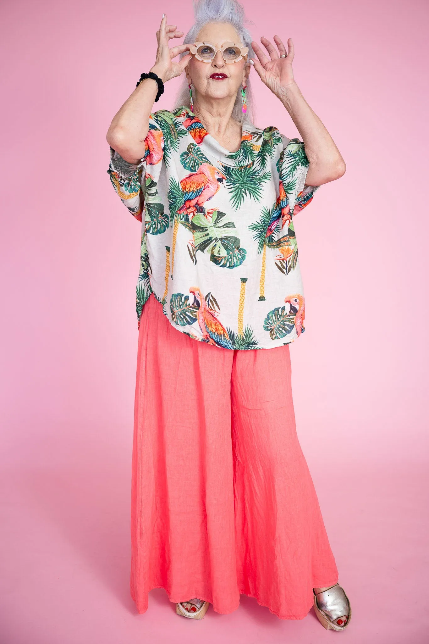Donna Donna Coral Culottes