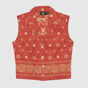 Double RL Ladies Sleevless Dee Blouse