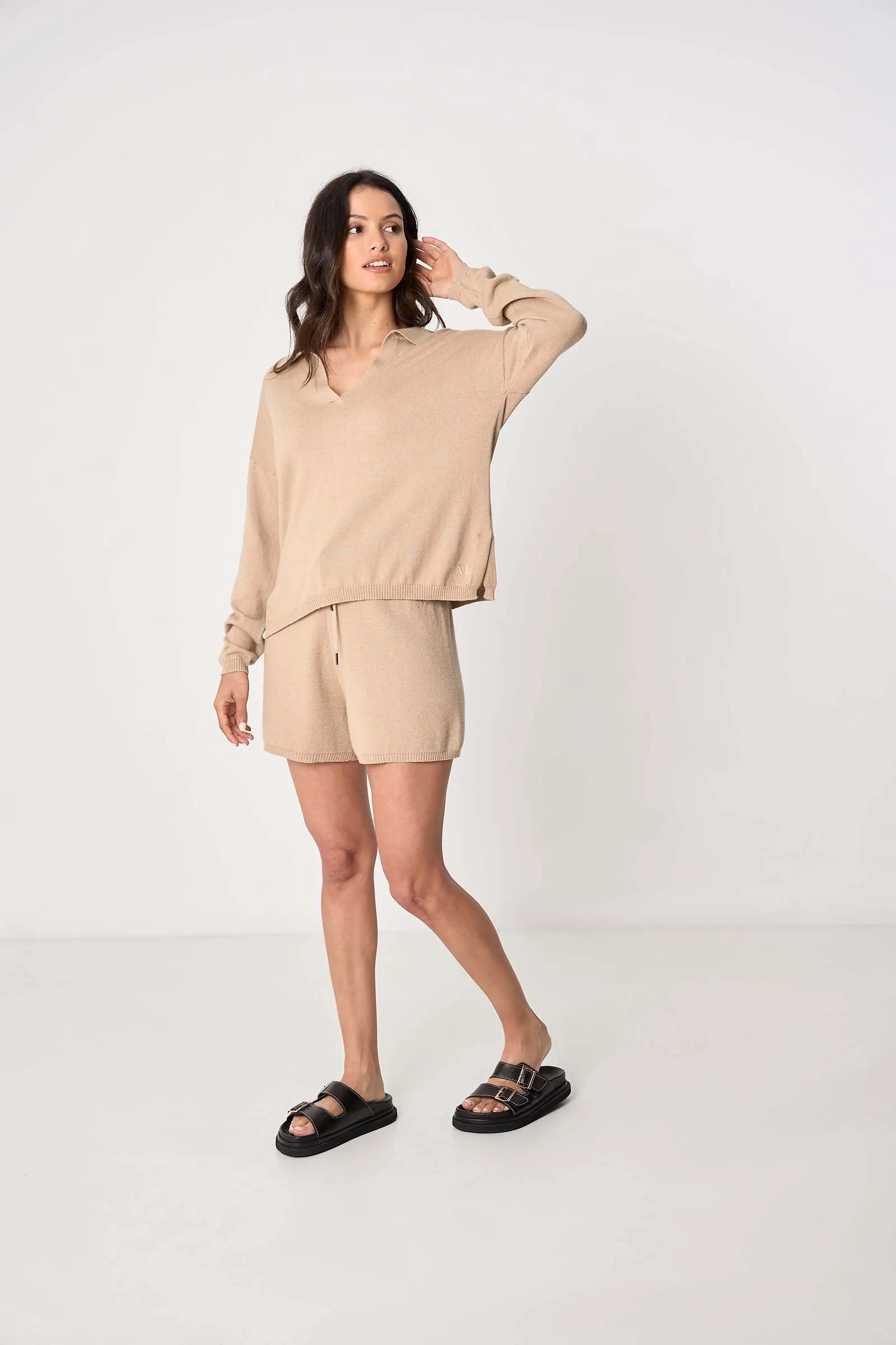 Edit Knit Short - Sand