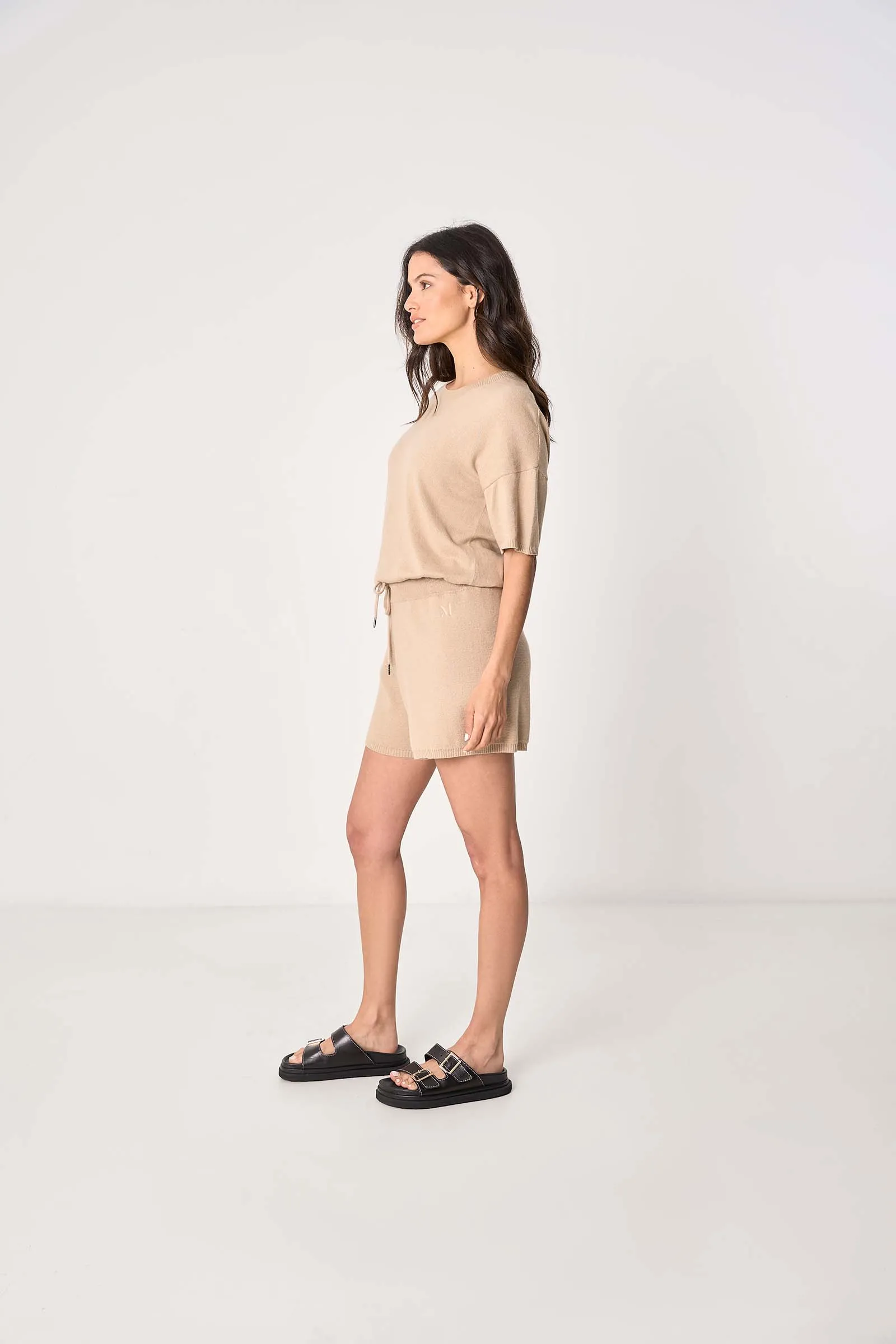 Edit Knit Short - Sand