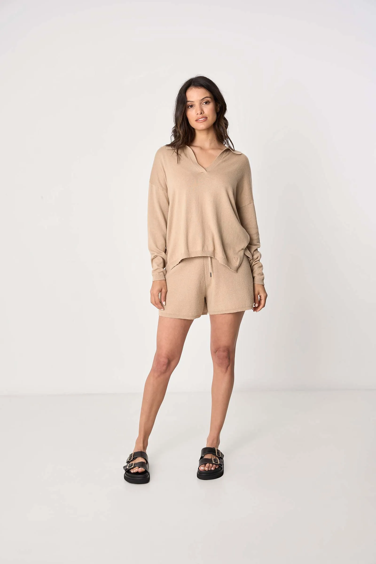 Edit Knit Short - Sand