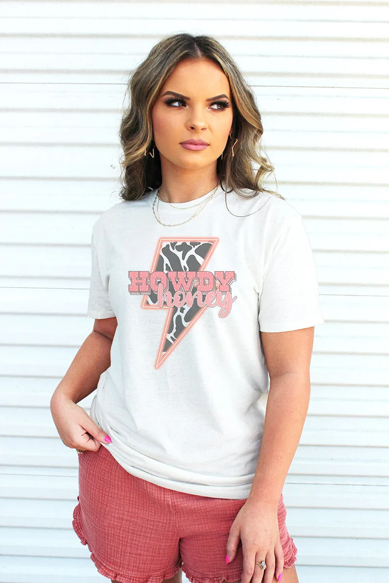 Electric Howdy Honey Unisex Triblend Short Sleeve T-Shirt