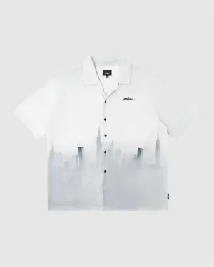 EMPIRE S/S PRINT SHIRT - GREY