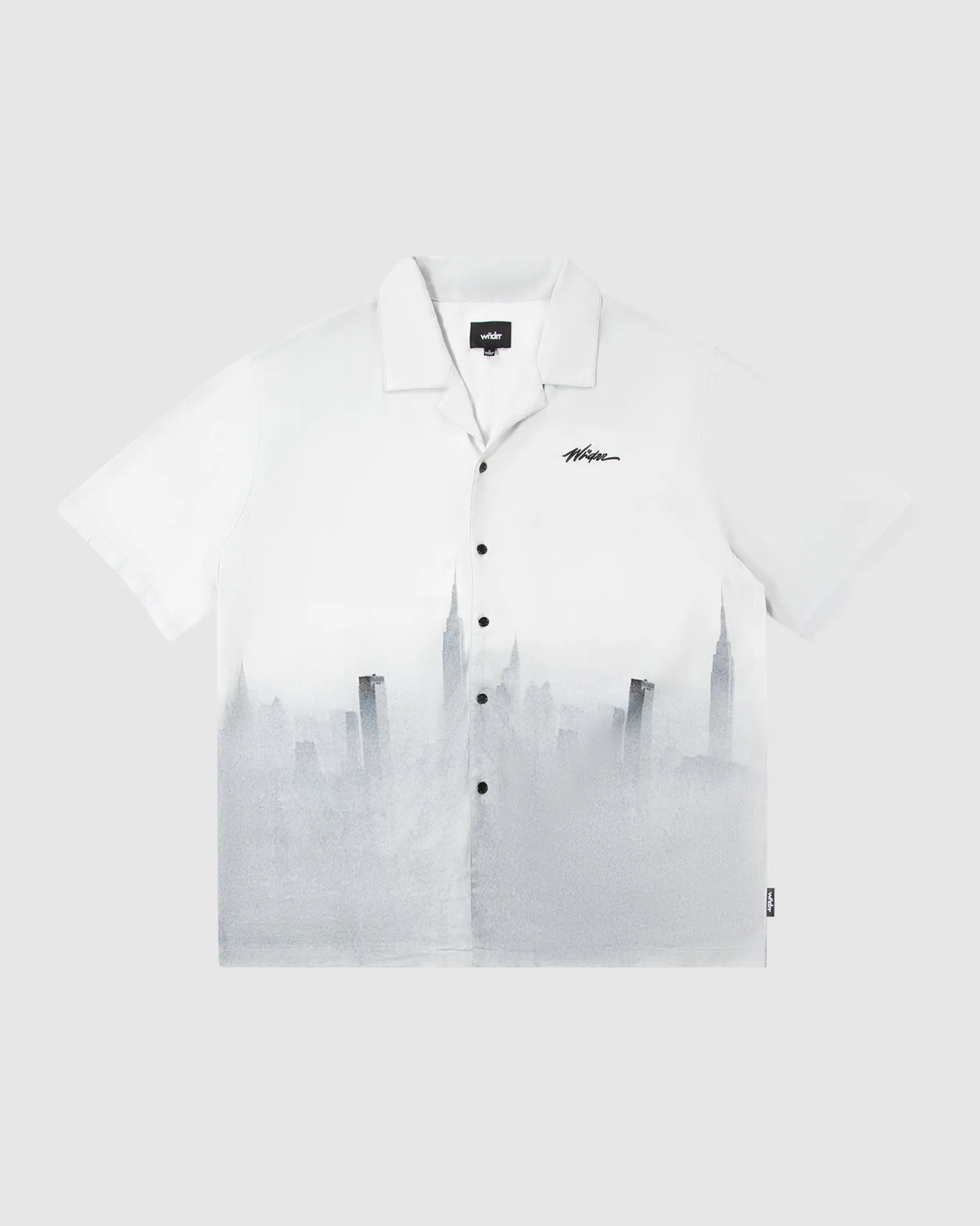 EMPIRE S/S PRINT SHIRT - GREY