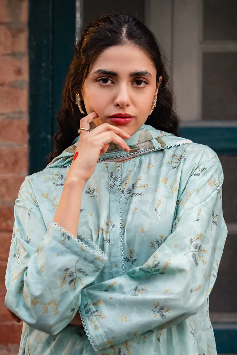 ENCHANTING GLAZE-3 PRINTED LAWN SUIT