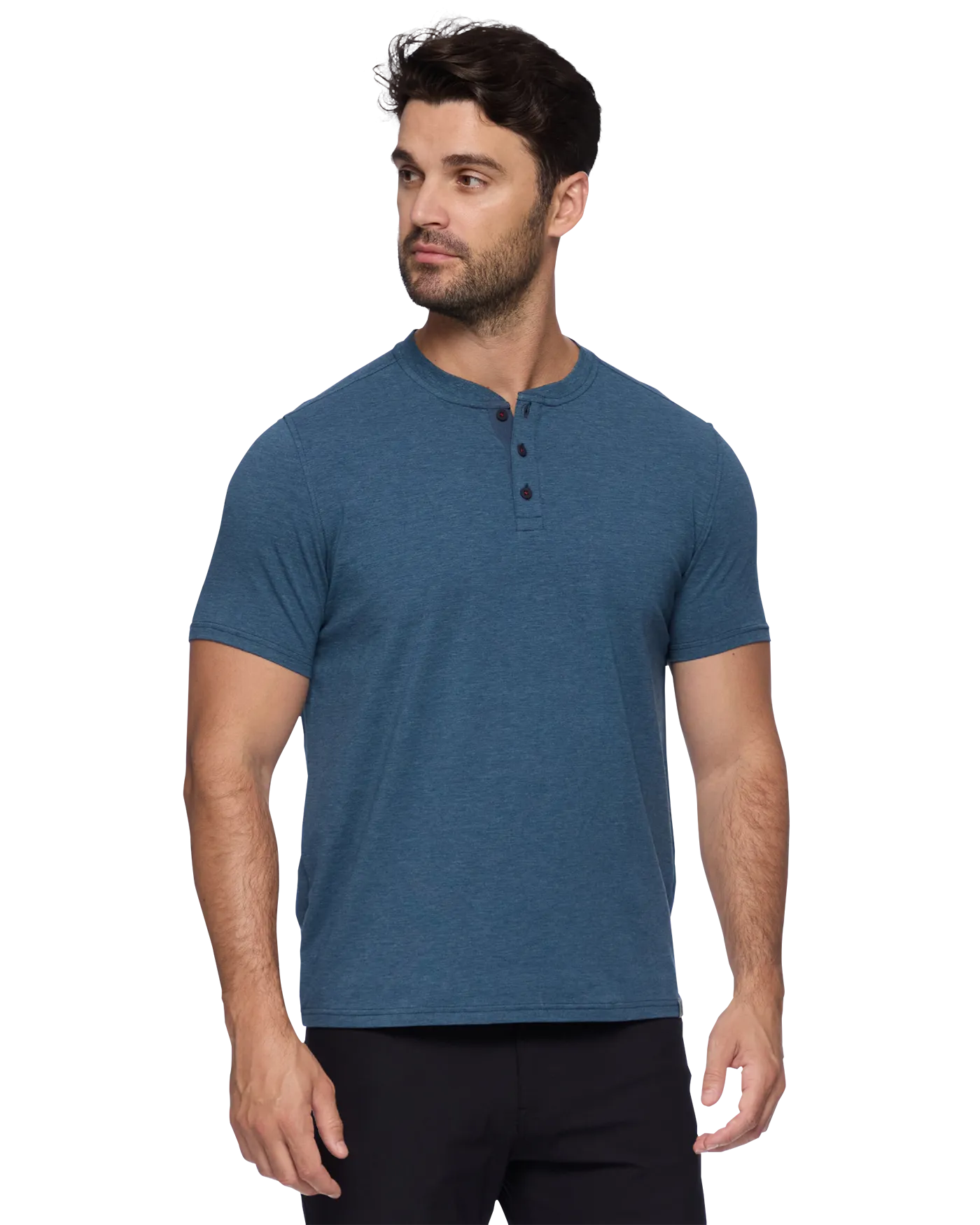 ESSENTIAL STRETCH COMFORT HENLEY