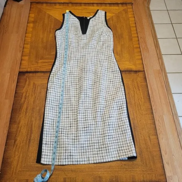 Etcetera Black &amp; White Tweed Dress