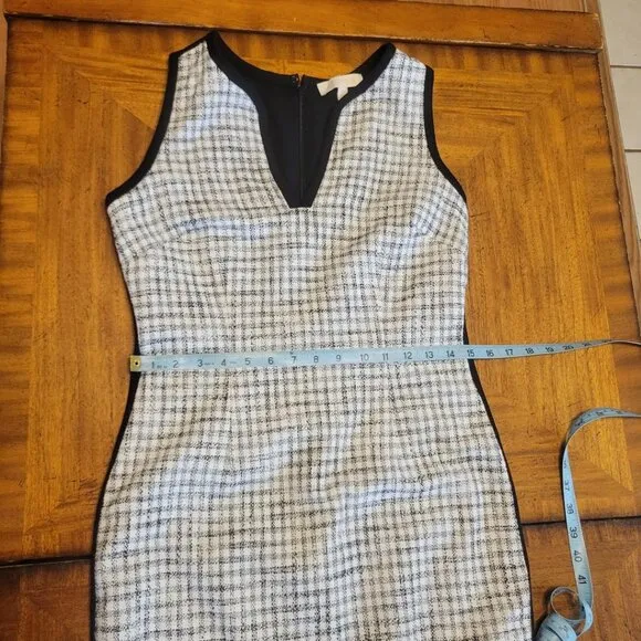 Etcetera Black &amp; White Tweed Dress