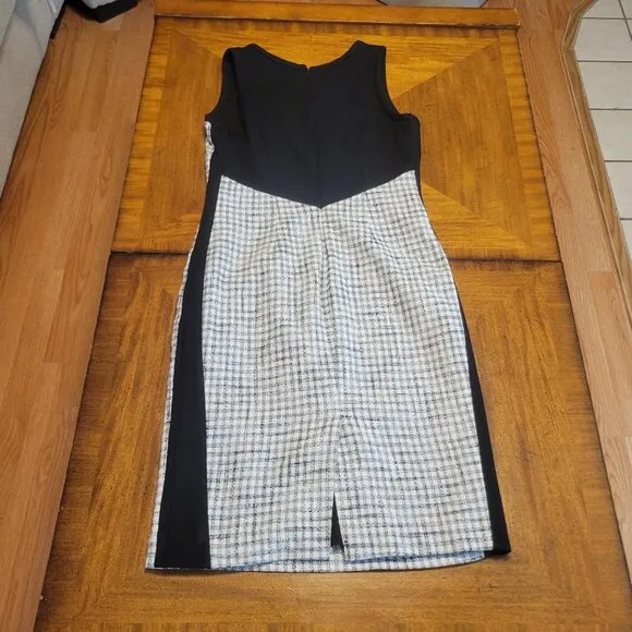 Etcetera Black &amp; White Tweed Dress