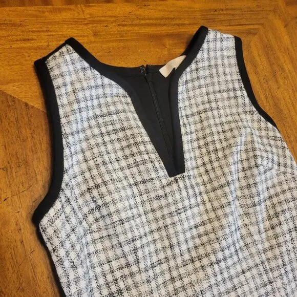Etcetera Black &amp; White Tweed Dress