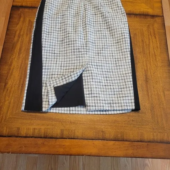 Etcetera Black &amp; White Tweed Dress