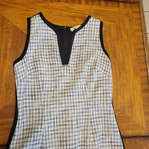 Etcetera Black &amp; White Tweed Dress