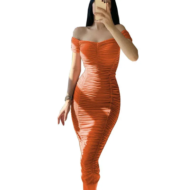 Evening Midi Bodycon Elegant Dress