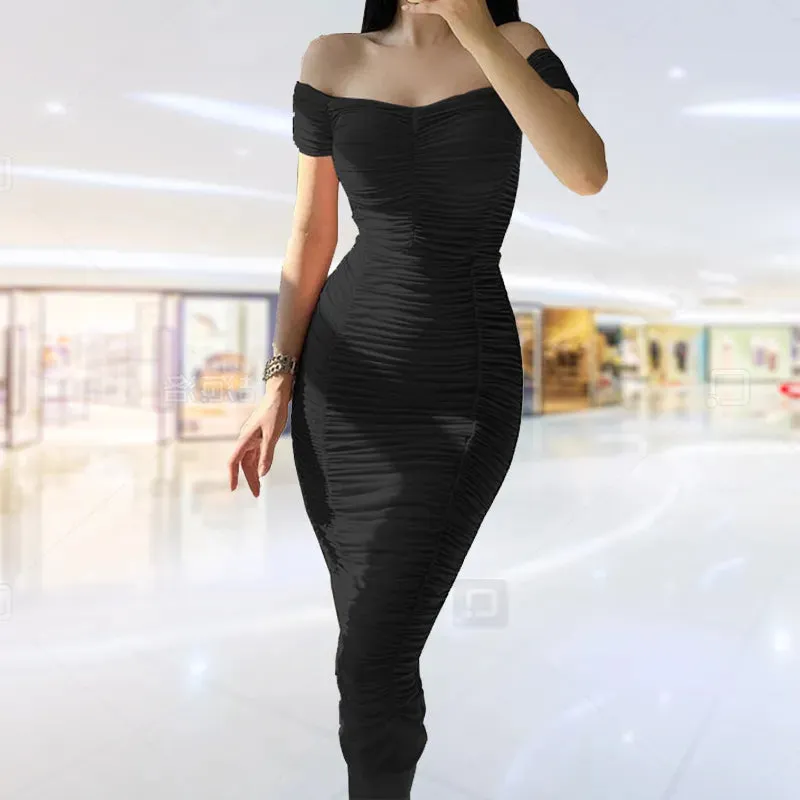 Evening Midi Bodycon Elegant Dress