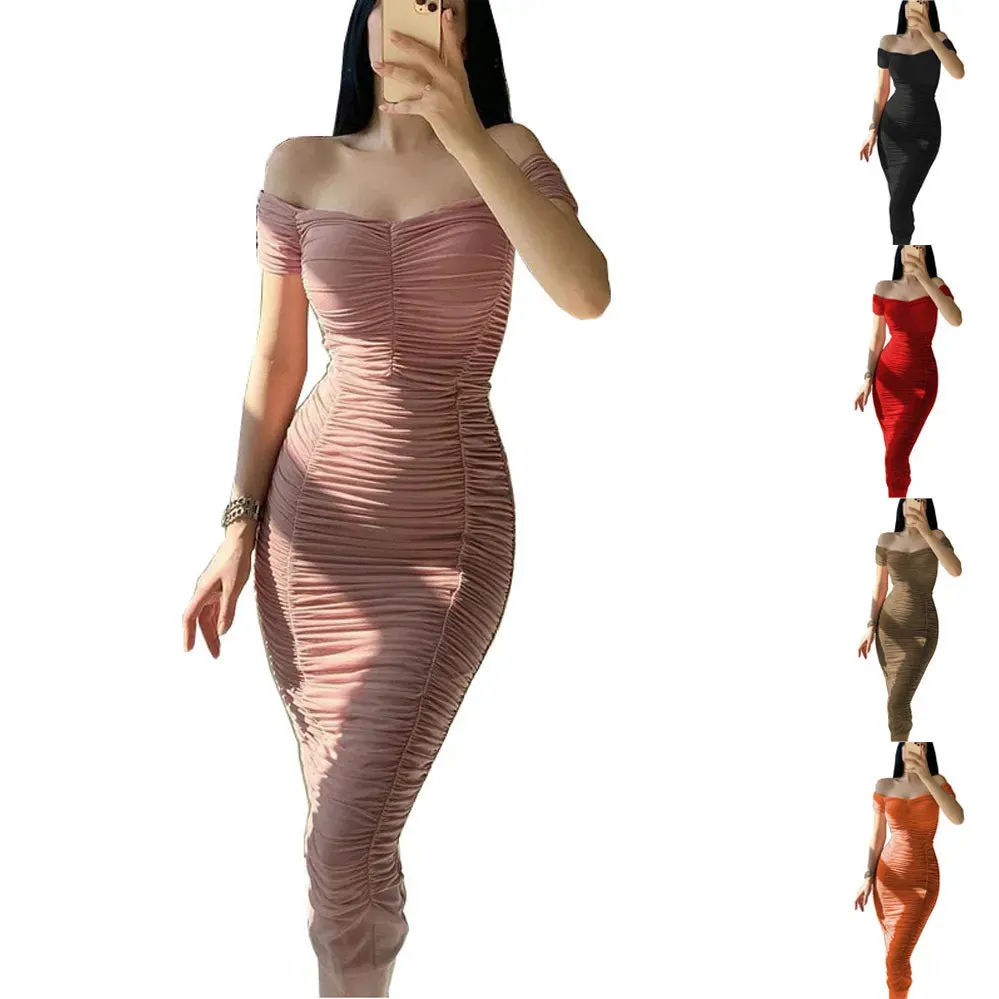 Evening Midi Bodycon Elegant Dress