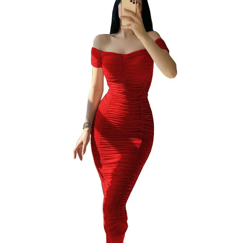 Evening Midi Bodycon Elegant Dress